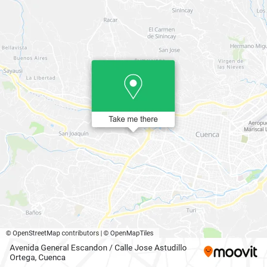 Mapa de Avenida General Escandon / Calle Jose Astudillo Ortega