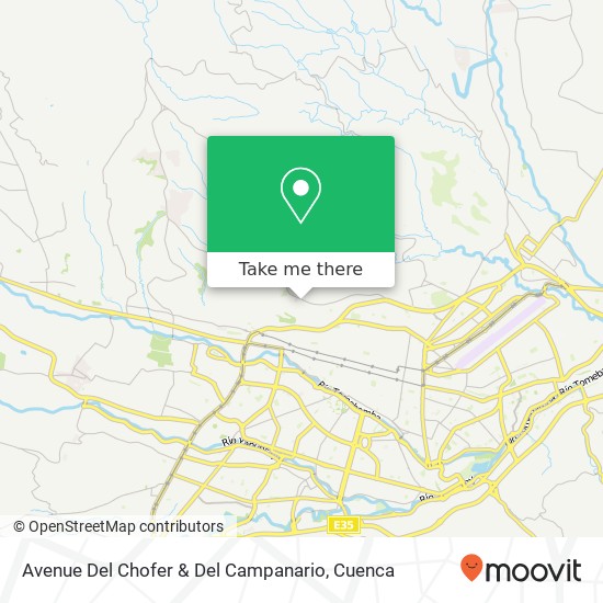 Avenue Del Chofer & Del Campanario map