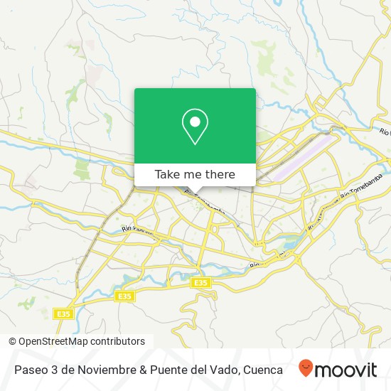 Paseo 3 de Noviembre & Puente del Vado map