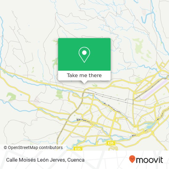 Calle Moisés León Jerves map