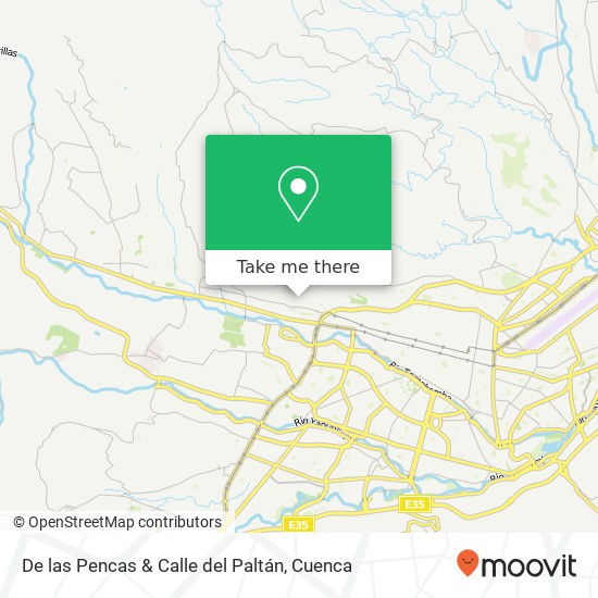 De las Pencas & Calle del Paltán map