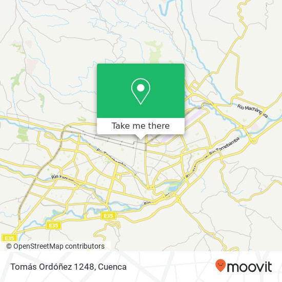 Tomás Ordóñez 1248 map