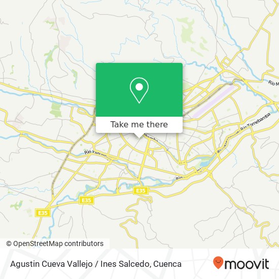 Agustin Cueva Vallejo / Ines Salcedo map