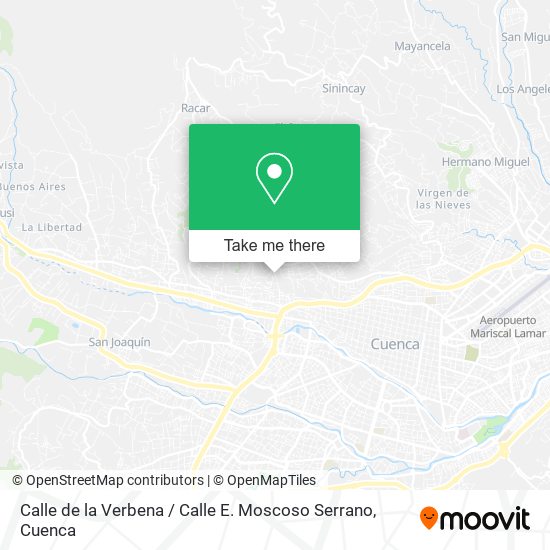 Mapa de Calle de la Verbena / Calle E. Moscoso Serrano