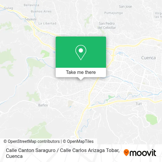 Calle Canton Saraguro / Calle Carlos Arizaga Tobar map