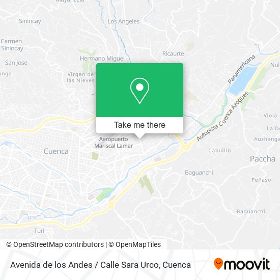 Avenida de los Andes / Calle Sara Urco map