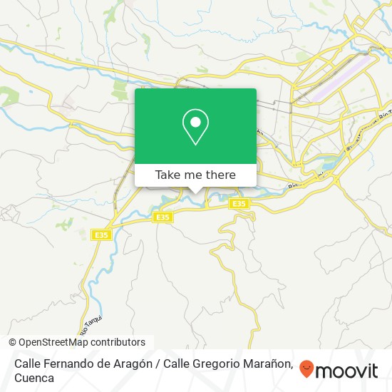 Mapa de Calle Fernando de Aragón / Calle Gregorio Marañon