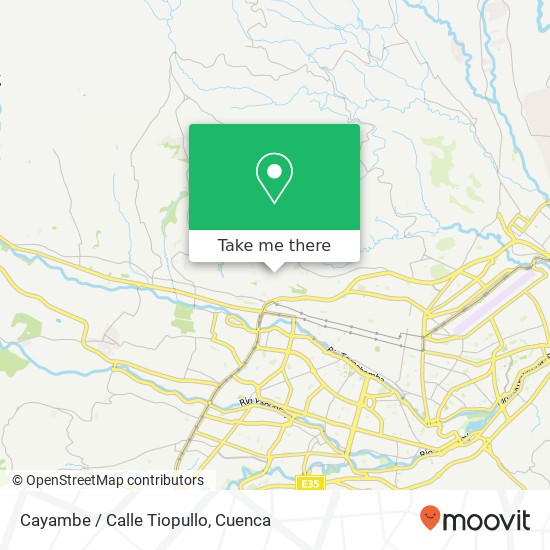 Cayambe / Calle Tiopullo map