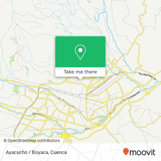 Ayacucho / Boyaca map
