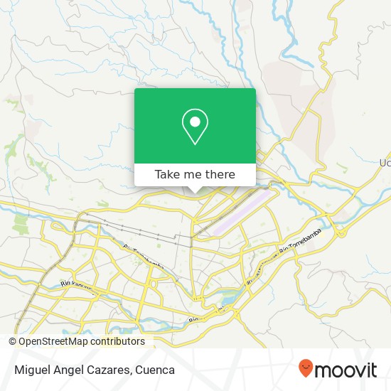 Miguel Angel Cazares map