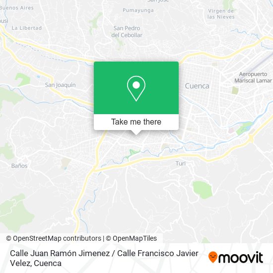 Mapa de Calle Juan Ramón Jimenez / Calle Francisco Javier Velez