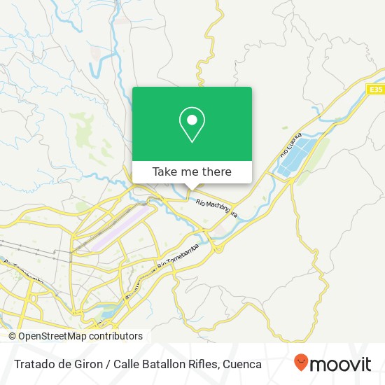 Tratado de Giron / Calle Batallon Rifles map