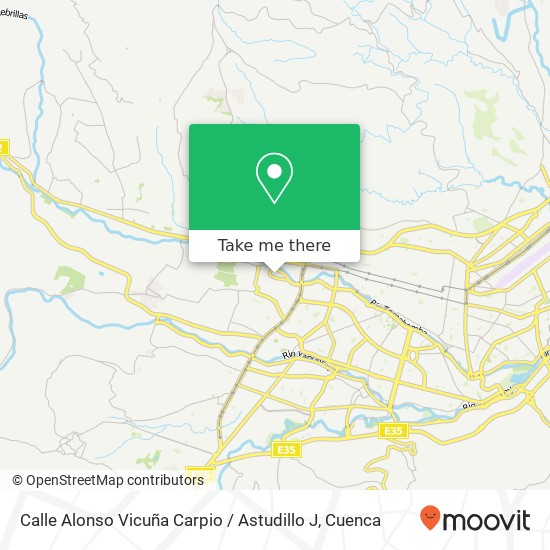 Calle Alonso Vicuña Carpio / Astudillo J map