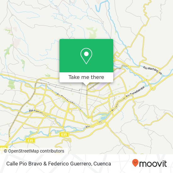 Calle Pio Bravo & Federico Guerrero map