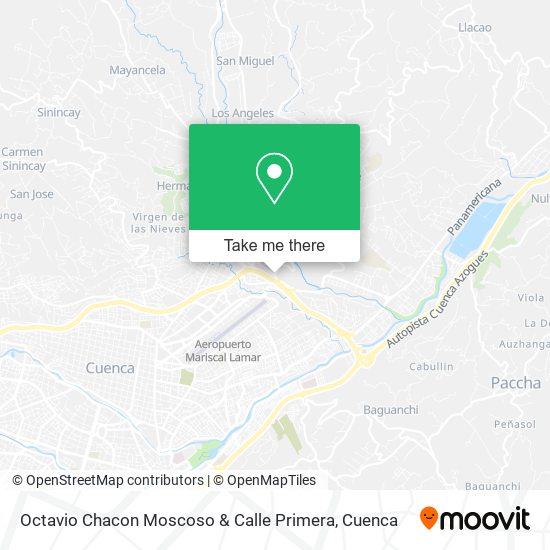 Octavio Chacon Moscoso & Calle Primera map