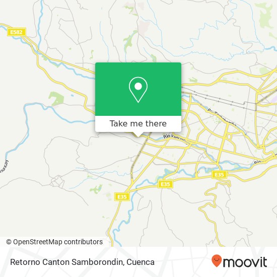 Retorno Canton Samborondin map