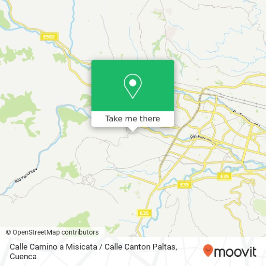 Calle Camino a Misicata / Calle Canton Paltas map