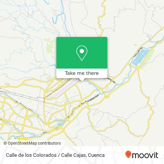 Mapa de Calle de los Colorados / Calle Cajas