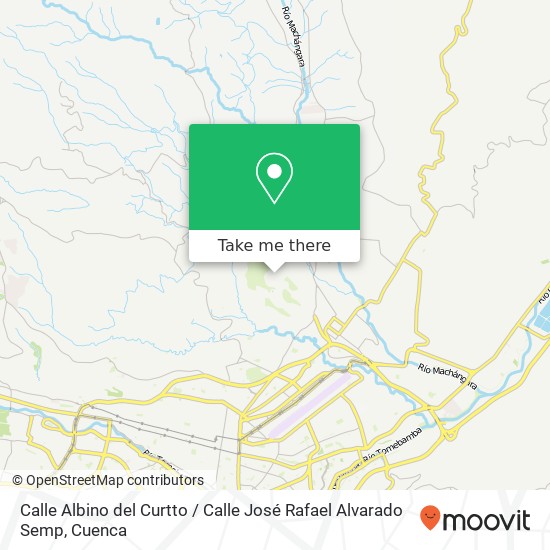 Calle Albino del Curtto / Calle José Rafael Alvarado Semp map