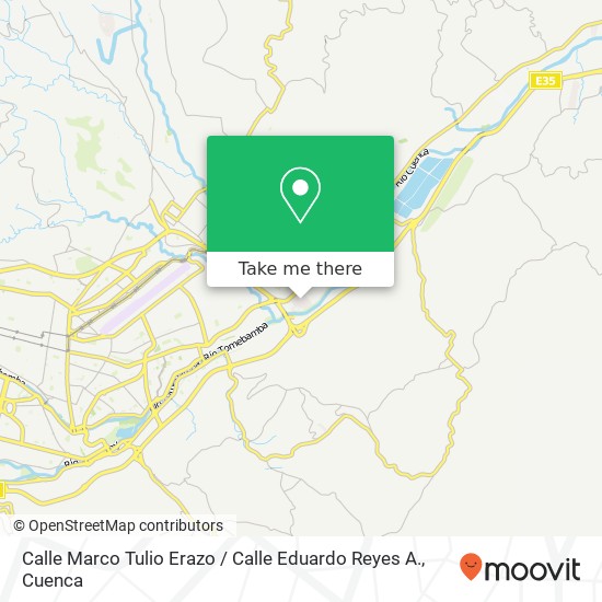 Mapa de Calle Marco Tulio Erazo / Calle Eduardo Reyes A.