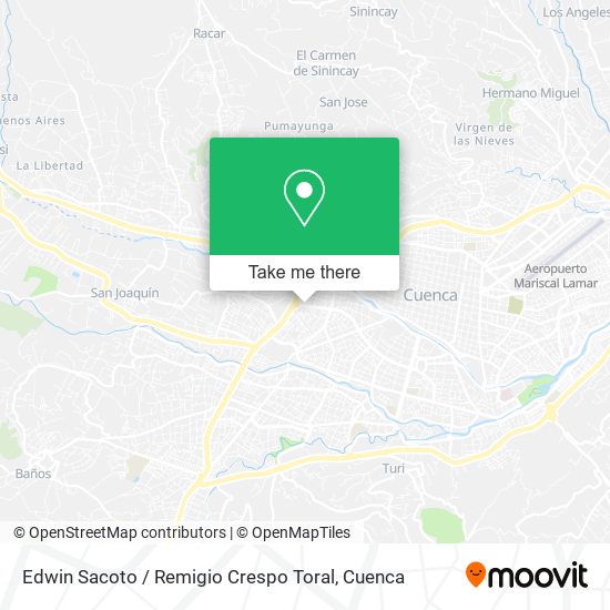 Edwin Sacoto / Remigio Crespo Toral map