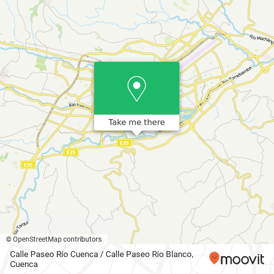 Mapa de Calle Paseo Río Cuenca / Calle Paseo Río Blanco