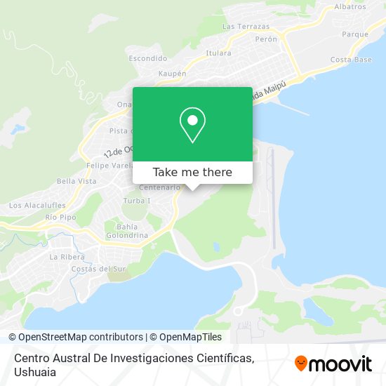 Mapa de Centro Austral De Investigaciones Científicas