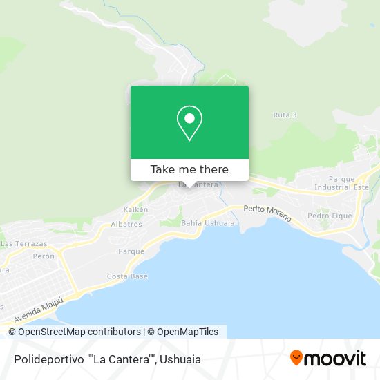 Mapa de Polideportivo ""La Cantera""