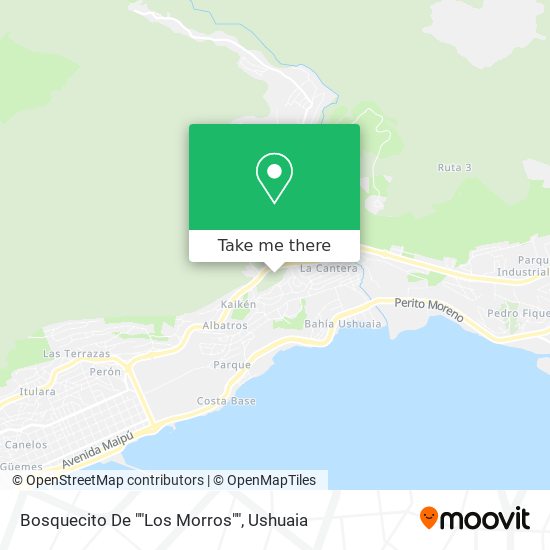 Bosquecito De ""Los Morros"" map
