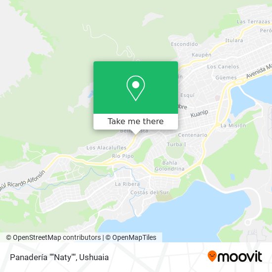 Mapa de Panadería ""Naty""