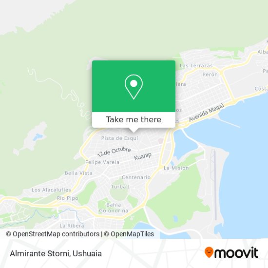 Mapa de Almirante Storni