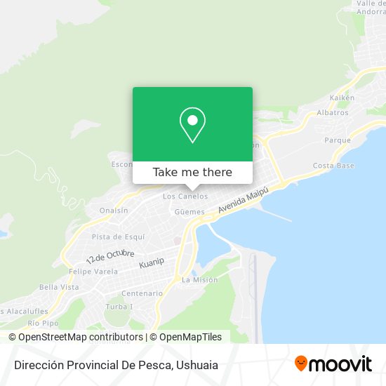 Mapa de Dirección Provincial De Pesca