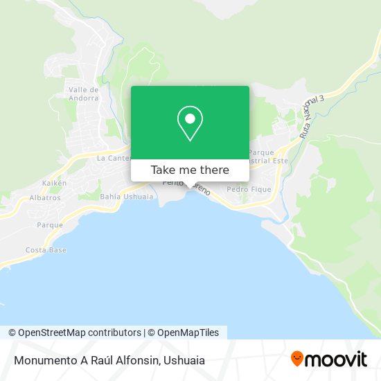 Monumento A Raúl Alfonsin map