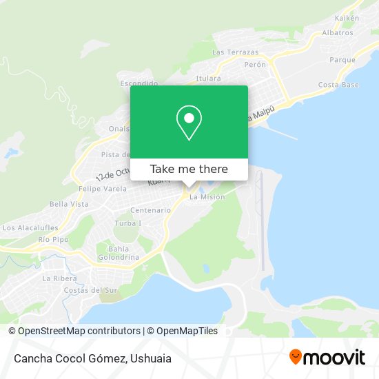Cancha Cocol Gómez map