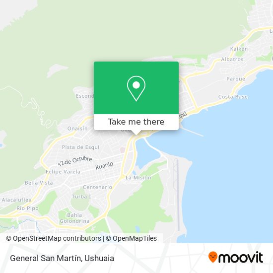 General San Martín map