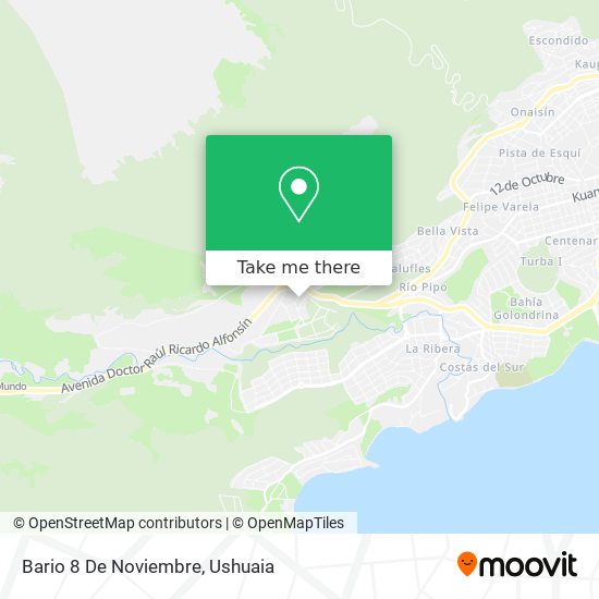 Mapa de Bario 8 De Noviembre
