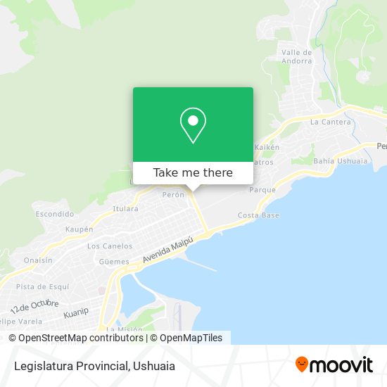 Mapa de Legislatura Provincial
