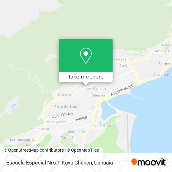 Escuela Especial Nro.1 Kayu Chenén map