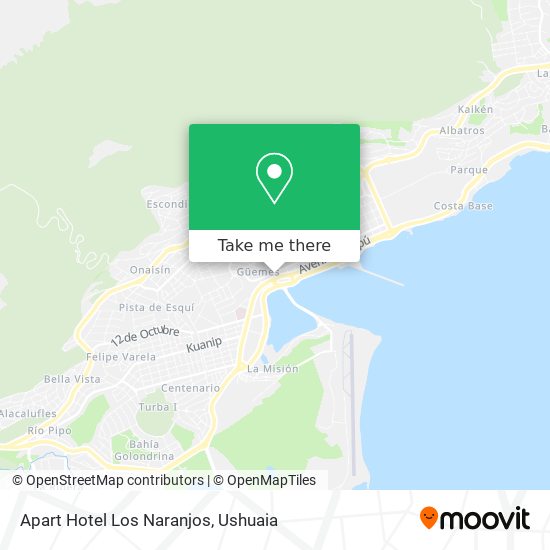 Apart Hotel Los Naranjos map