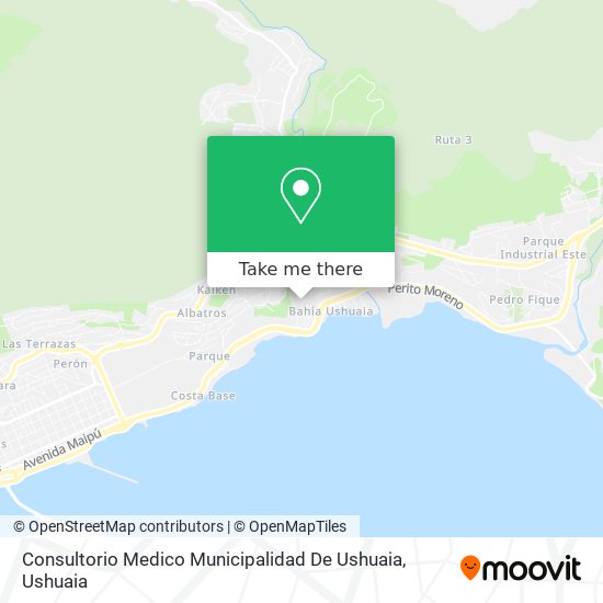 Mapa de Consultorio Medico Municipalidad De Ushuaia