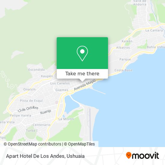 Apart Hotel De Los Andes map
