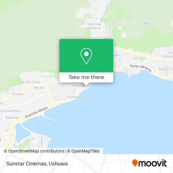 Mapa de Sunstar Cinemas