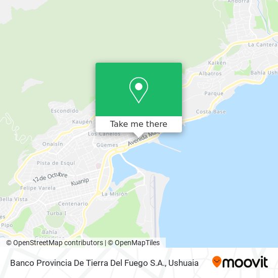Banco Provincia De Tierra Del Fuego S.A. map