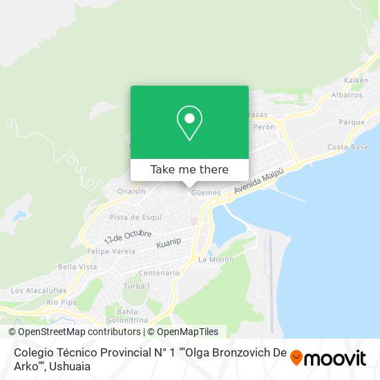 Colegio Técnico Provincial N° 1 ""Olga Bronzovich De Arko"" map