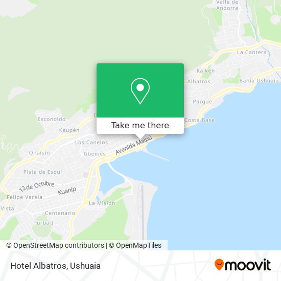 Hotel Albatros map