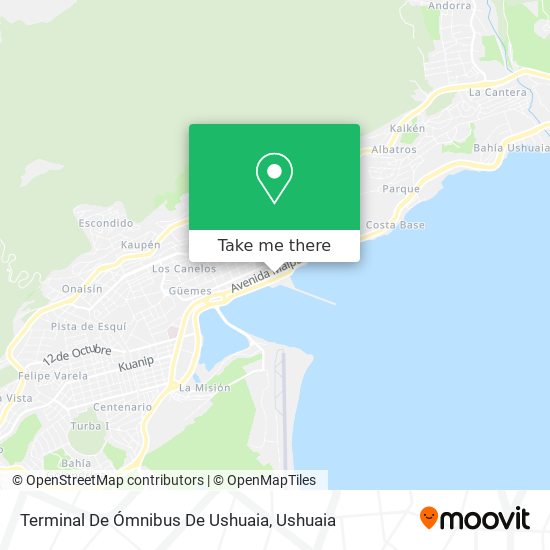 Terminal De Ómnibus De Ushuaia map