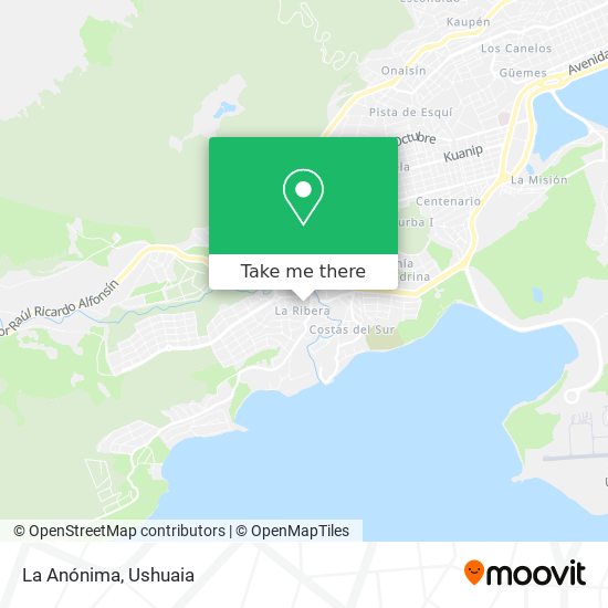 Mapa de La Anónima