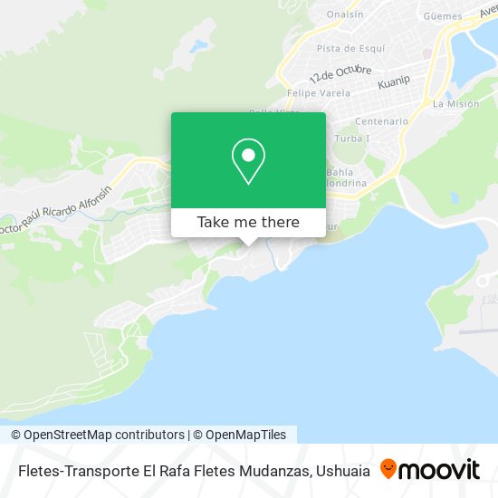 Mapa de Fletes-Transporte El Rafa Fletes Mudanzas