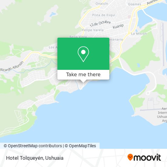 Mapa de Hotel Tolqueyén