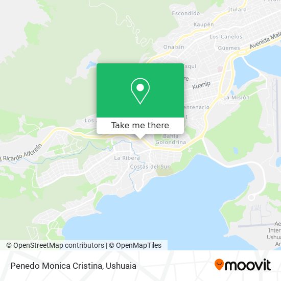 Mapa de Penedo Monica Cristina